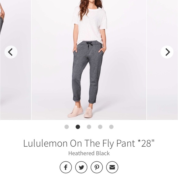 Lululemon on the fly pant - Picture 2 of 4